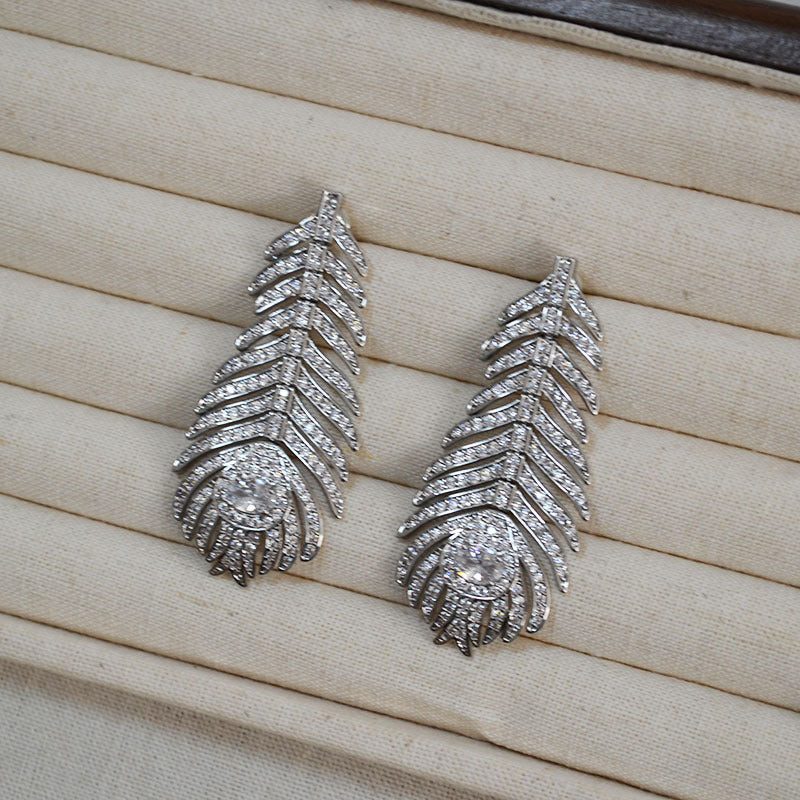 Argent Boucle d'oreille artisanal délicat