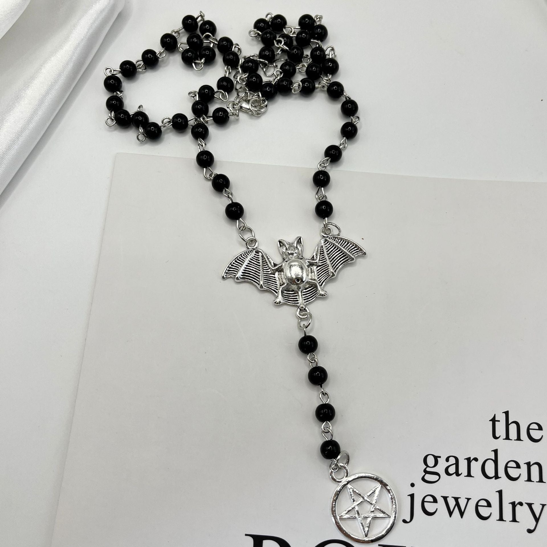 Argent Collier vintage fait main