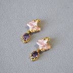 Argent Boucle d'oreille artisanal délicat