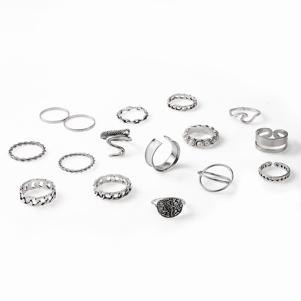 Perle Bague magnifique au style unique