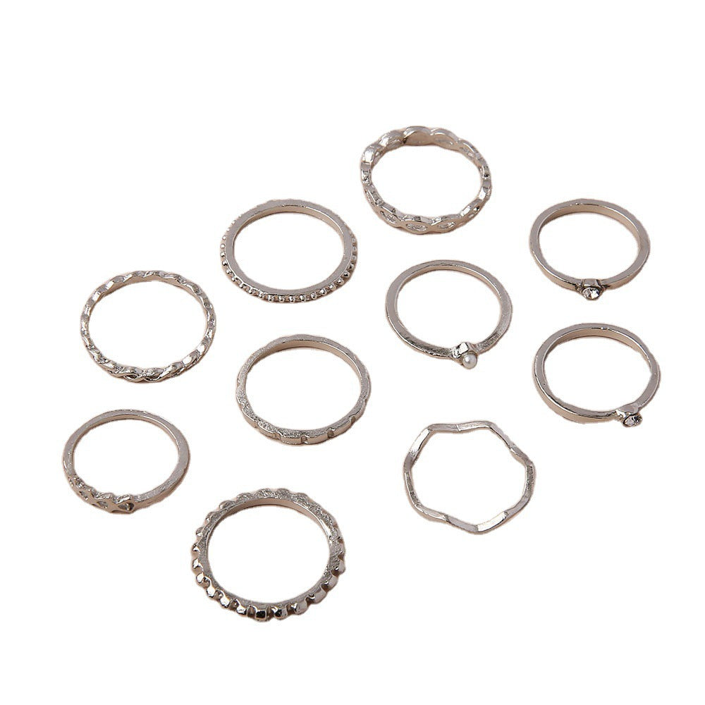 Argent Bague classique au charme intemporel