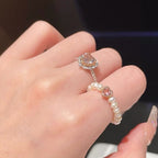 Perle Bague élégant pour toute occasion