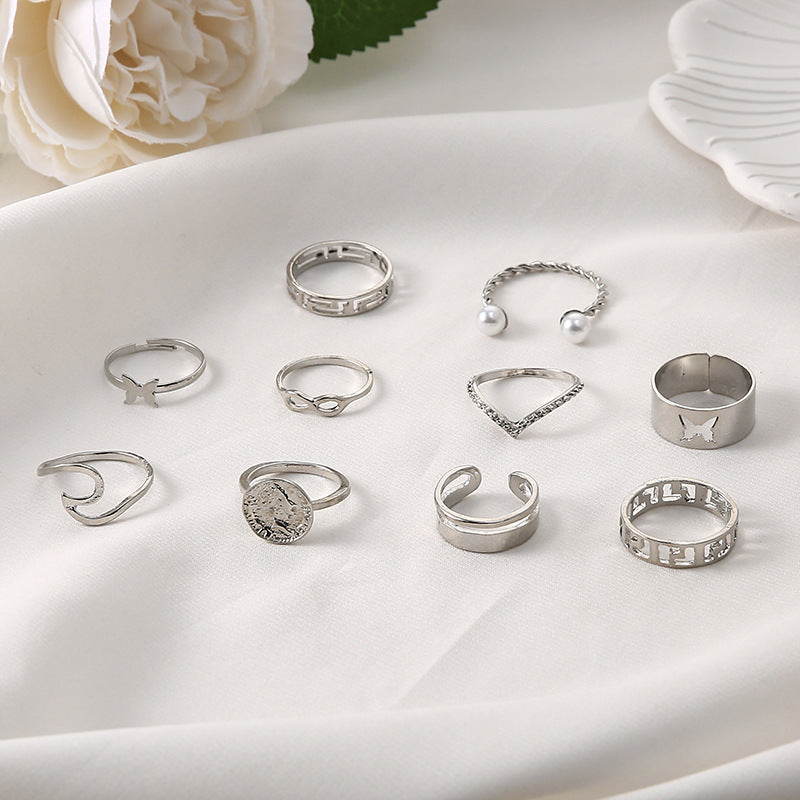 Perle Bague magnifique au style unique