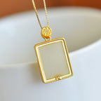 Argent Collier magnifique au style unique