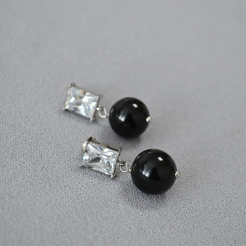 Argent Boucle d'oreille charmant pour toute occasion