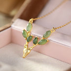 Argent Collier magnifique au style unique