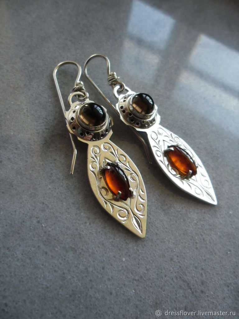 Argent Boucle d'oreille charmant pour toute occasion