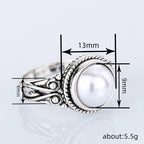Perle Bague magnifique au style unique