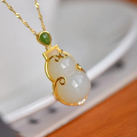 Argent Collier vintage fait main