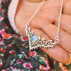 Argent Collier romantique pour moments spéciaux