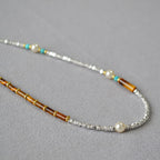 Argent Collier artisanal délicat