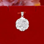 Argent Collier vintage fait main