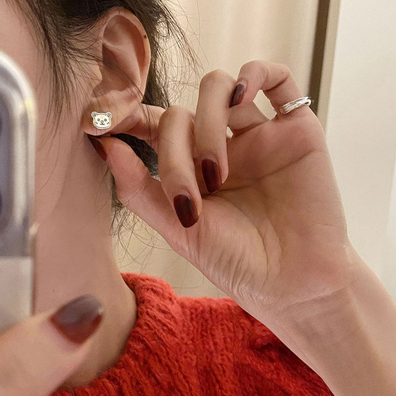 Argent Boucle d'oreille charmant pour toute occasion