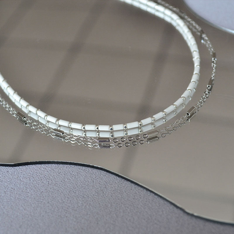 Argent Collier charmant pour toute occasion