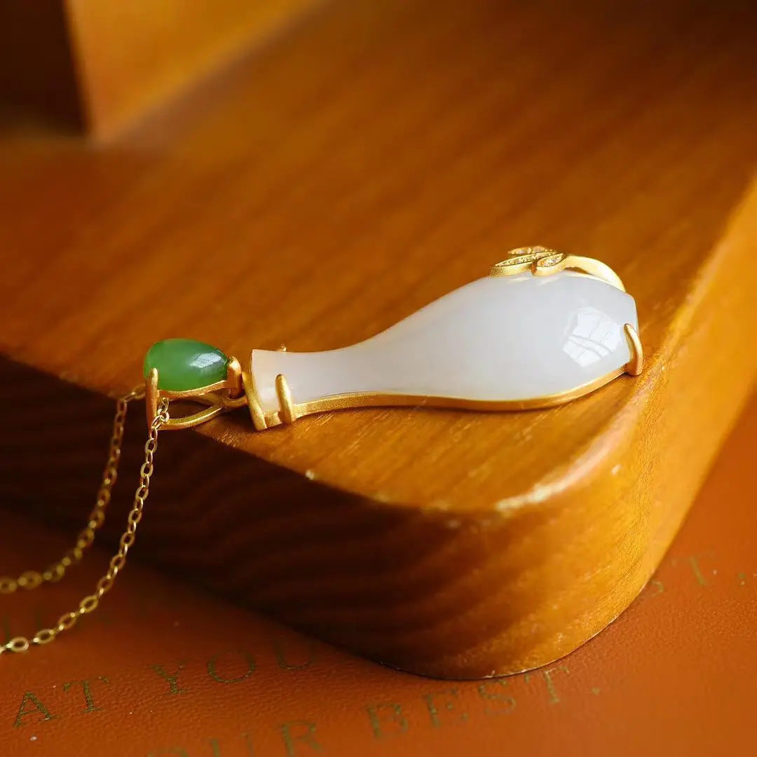 Argent Collier vintage fait main