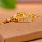 Argent Collier élégant pour toute occasion