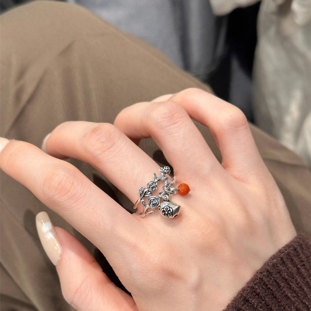 Argent Bague classique au charme intemporel