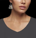 Argent Boucle d'oreille charmant pour toute occasion