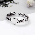 Argent Bague classique au charme intemporel