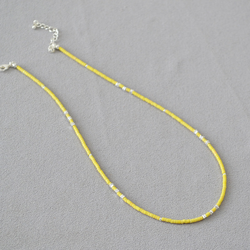 Argent Collier élégant pour toute occasion