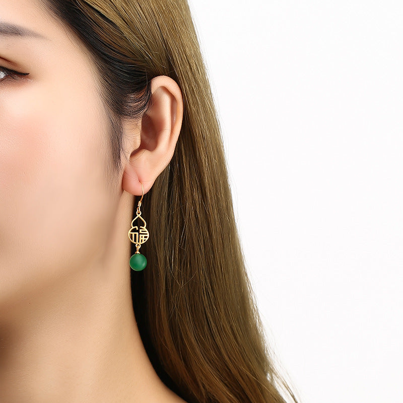 Argent Boucle d'oreille charmant pour toute occasion