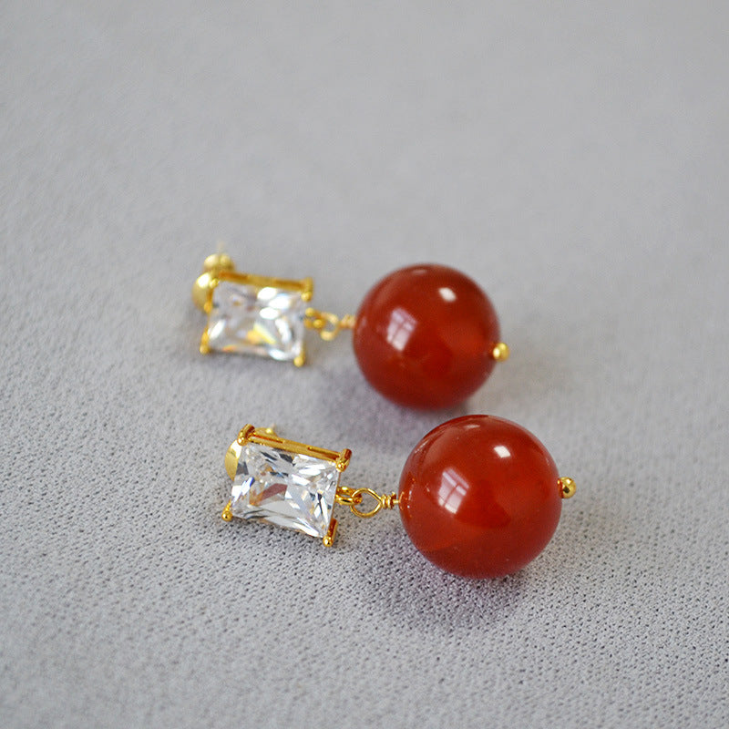 Argent Boucle d'oreille charmant pour toute occasion