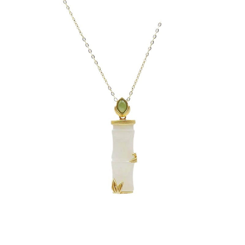 Argent Collier vintage fait main