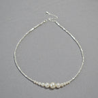 Argent Collier artisanal délicat