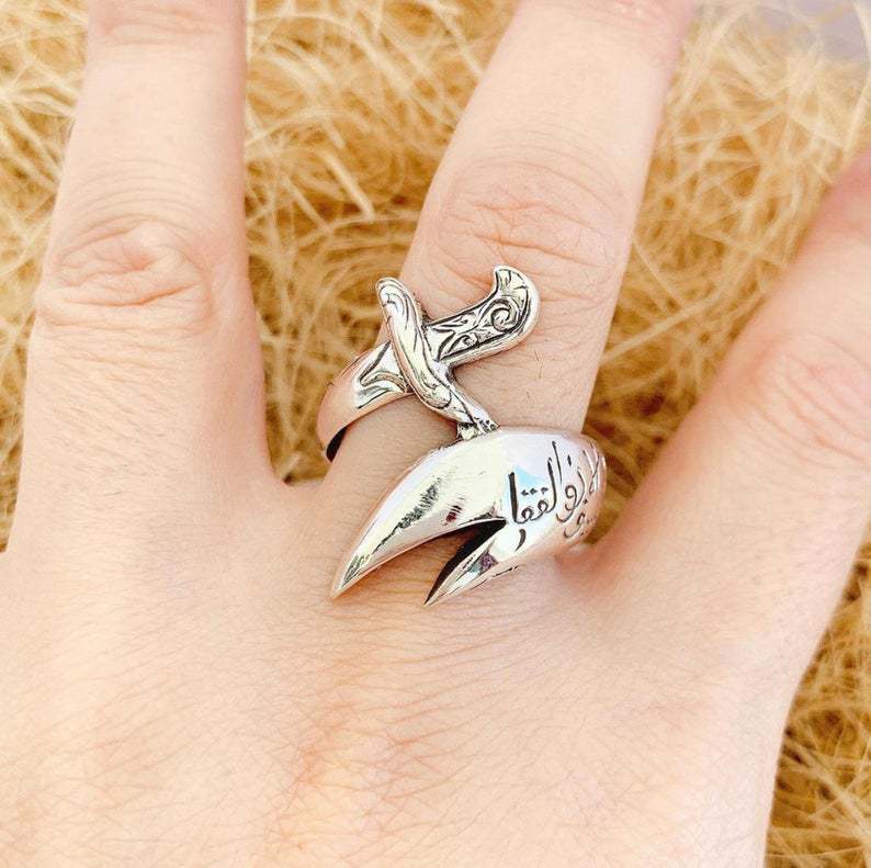 Argent Bague artisanal délicat