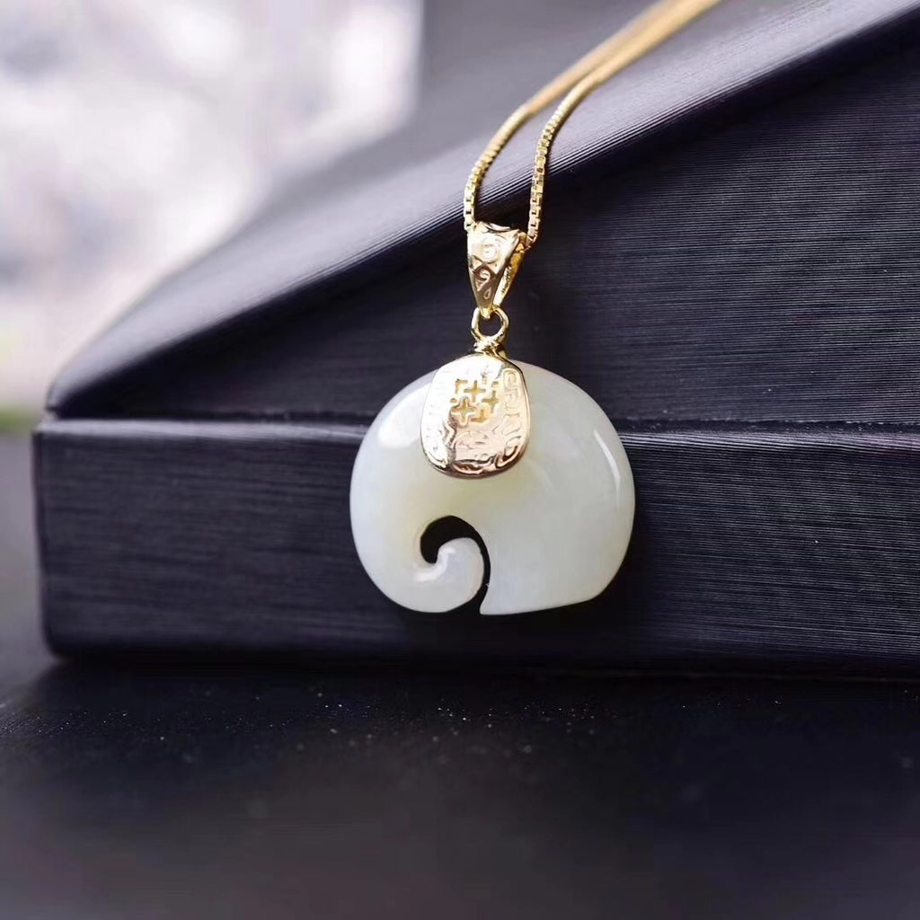 Argent Collier vintage fait main