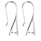 Argent Boucle d'oreille artisanal délicat