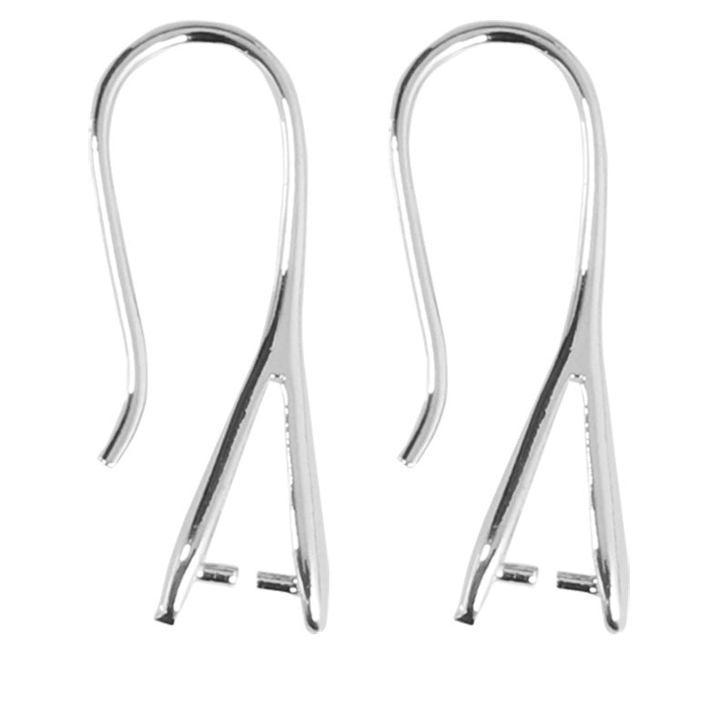 Argent Boucle d'oreille artisanal délicat