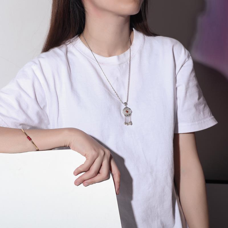 Argent Collier charmant pour toute occasion