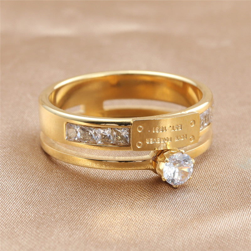 Bague classique au charme intemporel