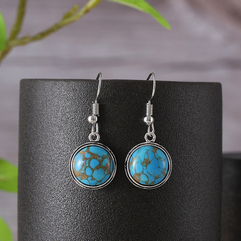 Argent Boucle d'oreille artisanal délicat