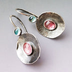 Argent Boucle d'oreille charmant pour toute occasion