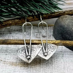 Argent Boucle d'oreille charmant pour toute occasion