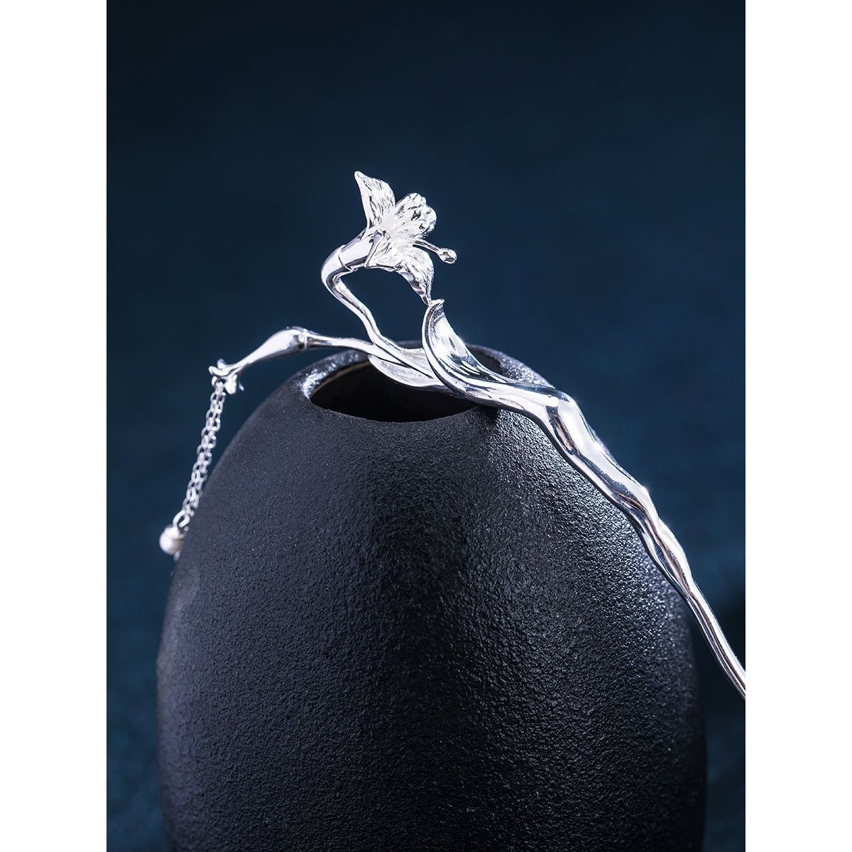 Argent Bague artisanal délicat