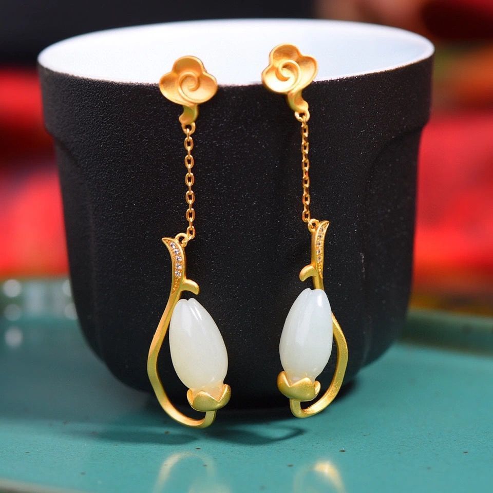 Argent Boucle d'oreille charmant pour toute occasion