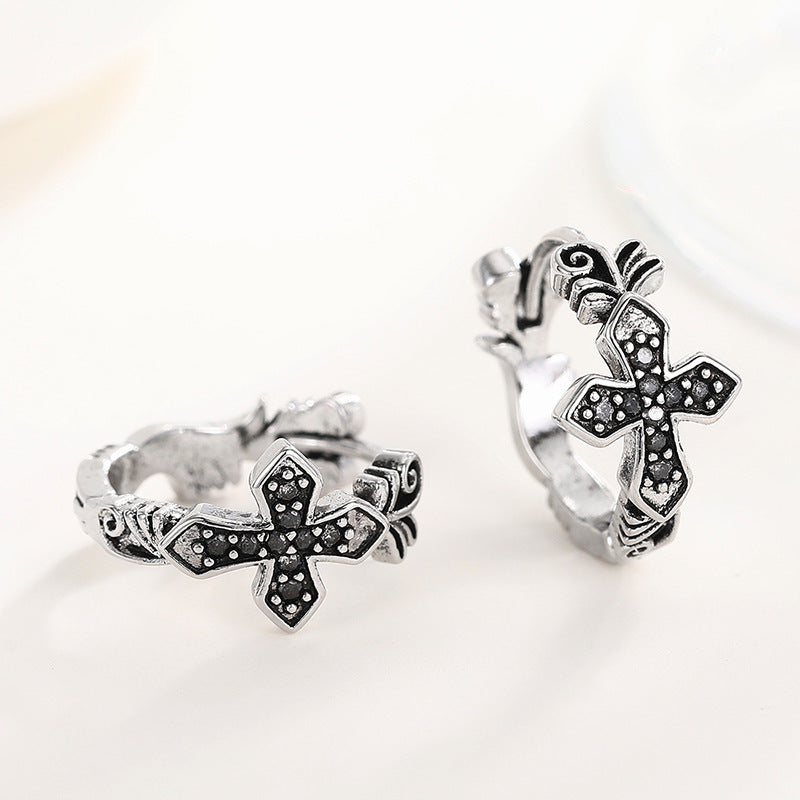 Argent Boucle d'oreille charmant pour toute occasion