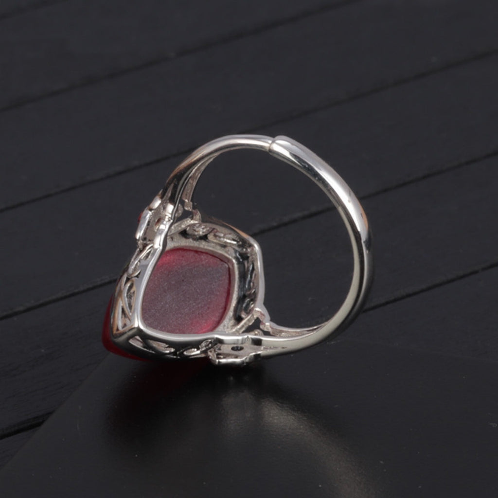 Argent Bague artisanal délicat