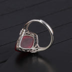 Argent Bague artisanal délicat