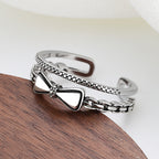 Argent Bague classique au charme intemporel