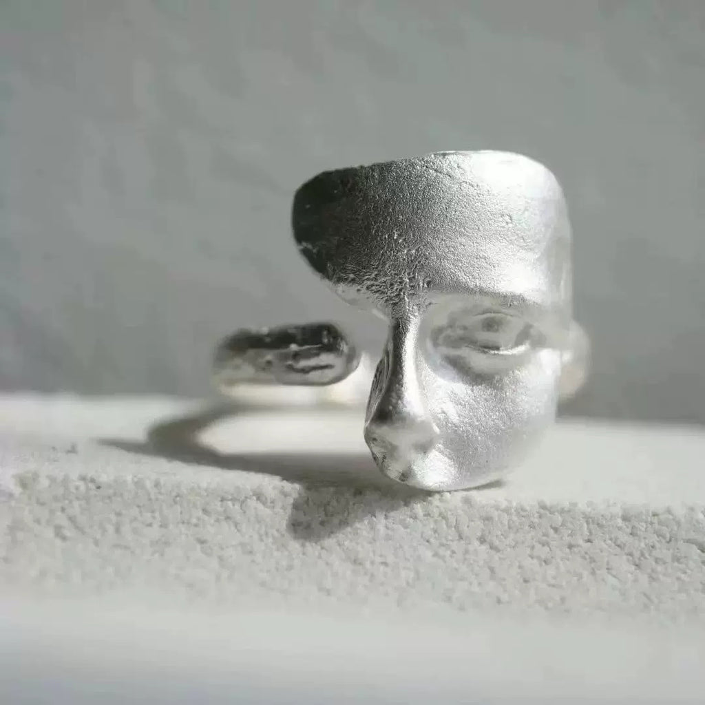 Argent Bague artisanal délicat