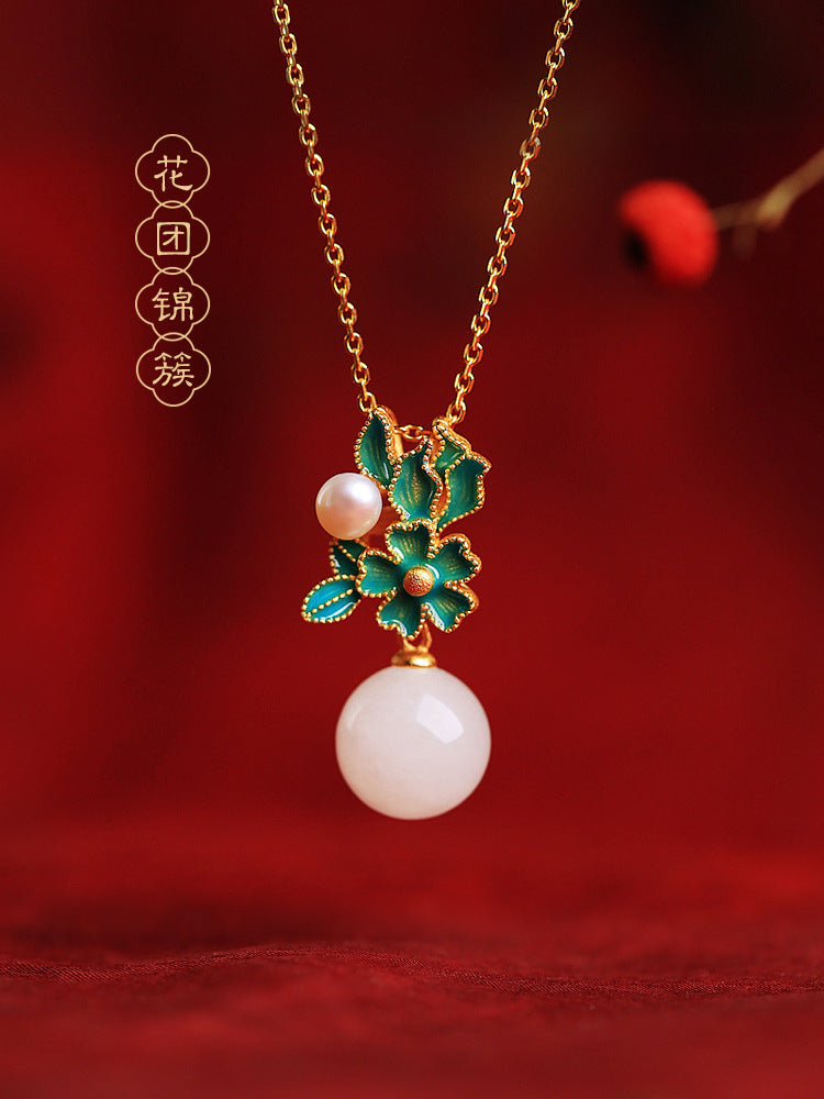 Argent Collier charmant pour toute occasion