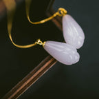 Argent Boucle d'oreille artisanal délicat