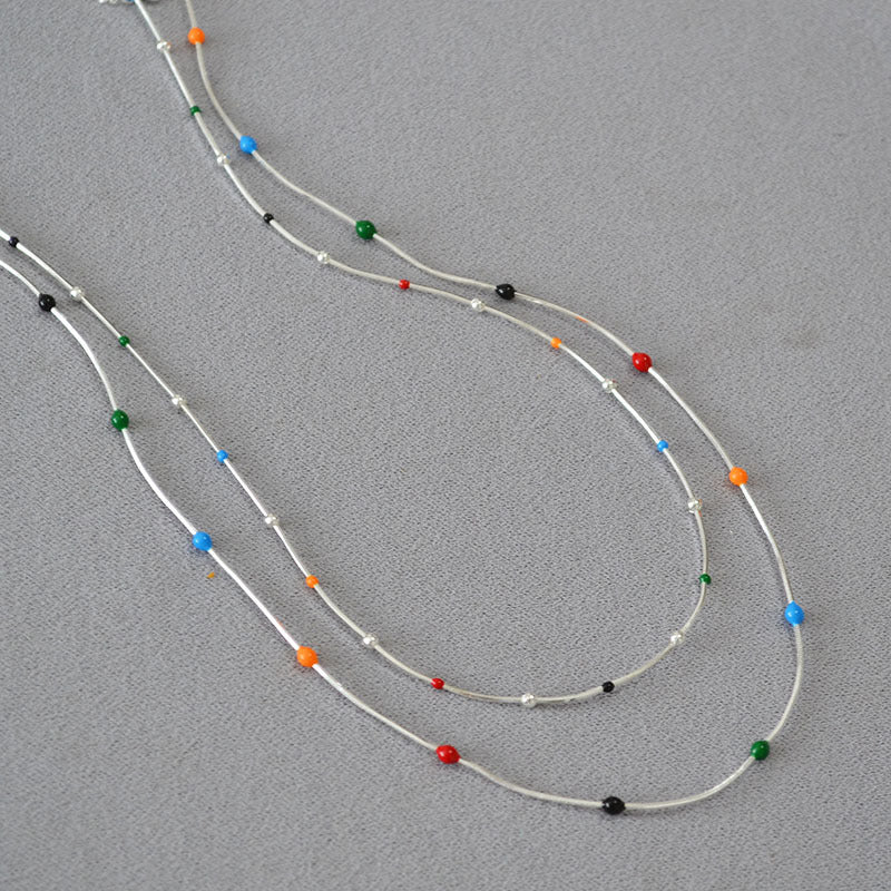 Argent Collier élégant pour toute occasion