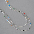 Argent Collier élégant pour toute occasion