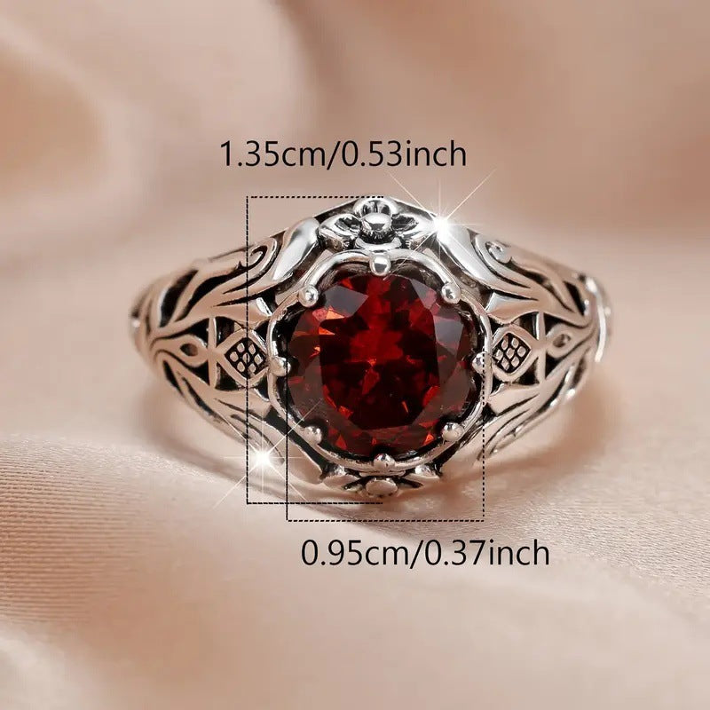 Argent Bague artisanal délicat