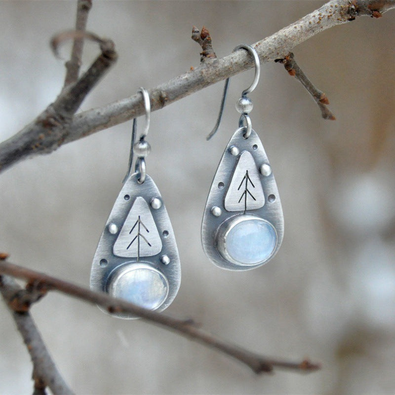 Argent Boucle d'oreille charmant pour toute occasion